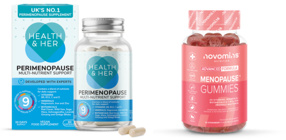 Figure 1: Women’s health product examples – food supplements