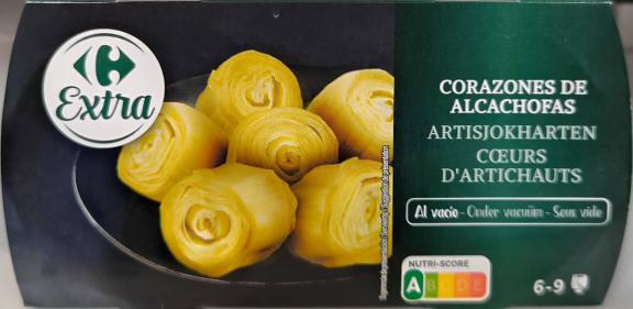 Figure 12 - Sous-vide preserved artichoke hearts from Carrefour
