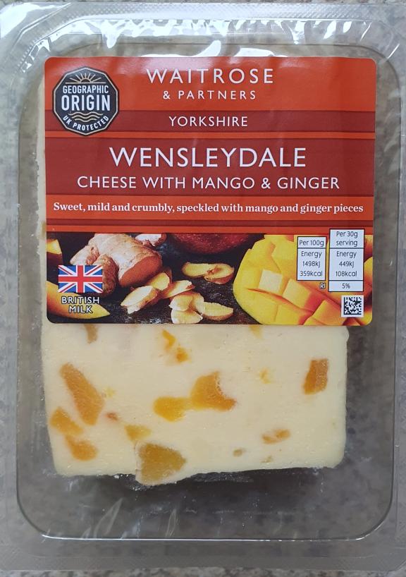 Figure 2 - Wensleydale cheese with dried mango