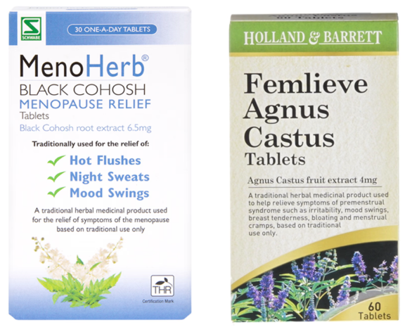 Figure 2: Women’s health product examples – herbal medicine