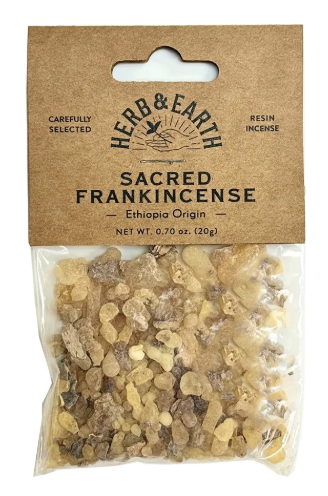 Figure 4: Example of LDPE packaging for frankincense resin