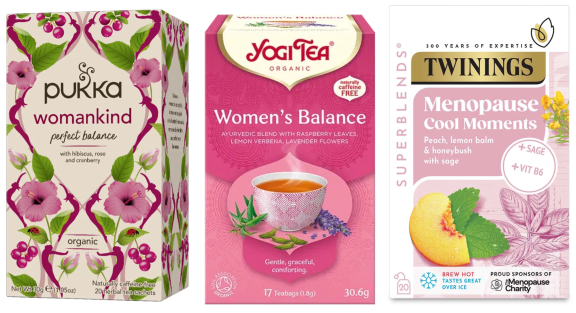 Figure 5: Examples of herbal infusions targeting women’s health