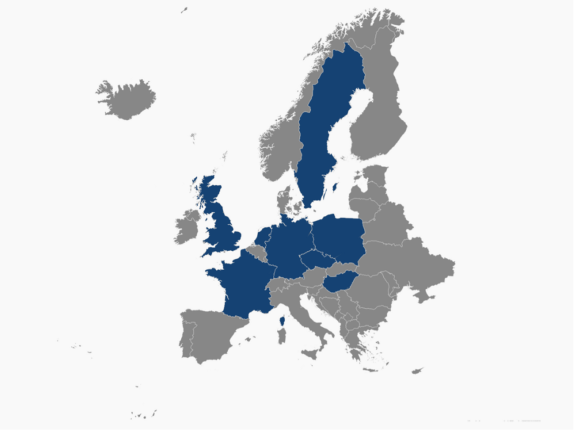 Figure 5 - Promising European markets for mobile app development services
