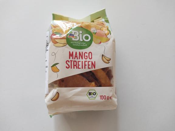 Figure 6 - Dried mango pieces sold by German dm-drogerie markt