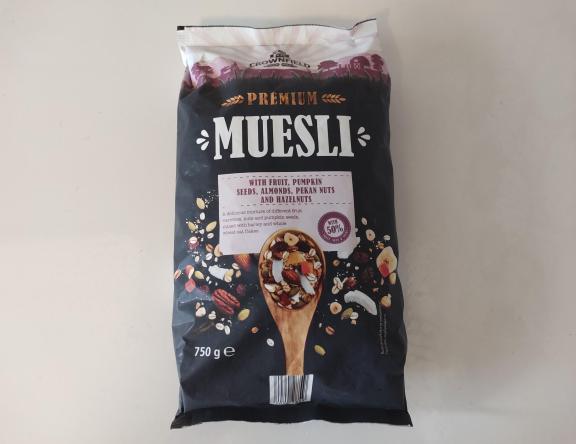 Figure 7 - Premium muesli containing dried mango sold by German retailer Lidll