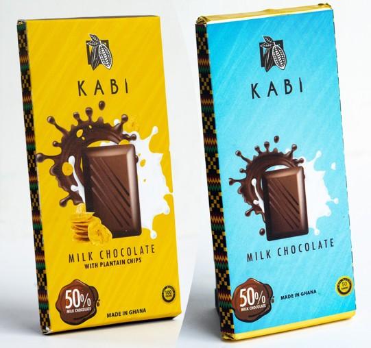 Figure 6 - Single-origin bars from private label brand Kabi chocolate (Ghana)