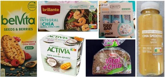 Figure 9 - Products with chia seeds that were introduced in Europe in 2025
