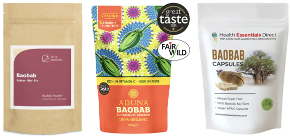 Baobab products on the European market