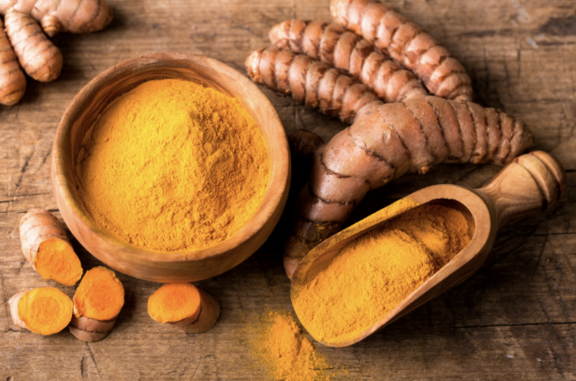 Turmeric in whole and powdered form