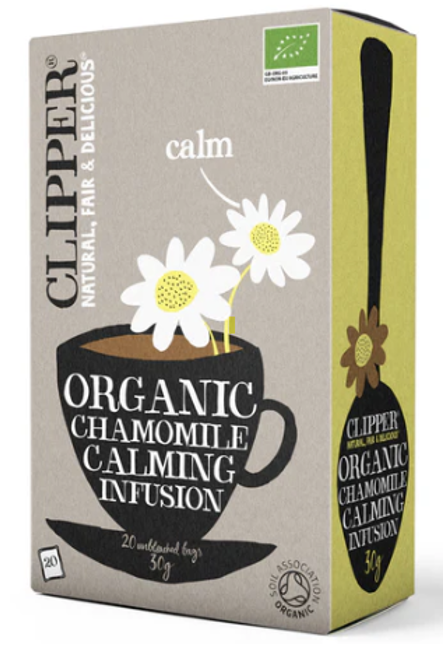 Example of a herbal tea for relaxation on the European market
