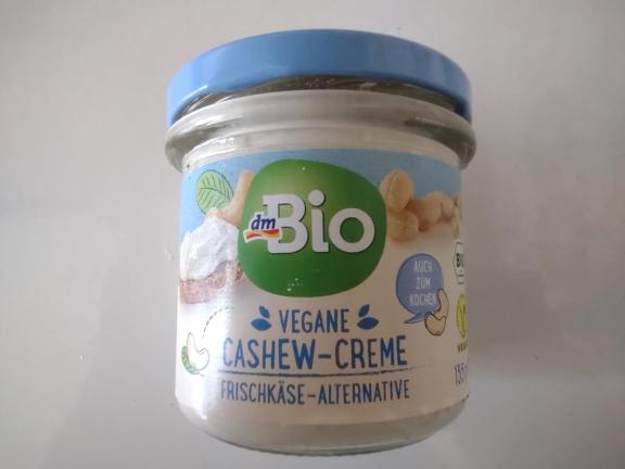 A vegan and organic cashew nut spread sold by dm