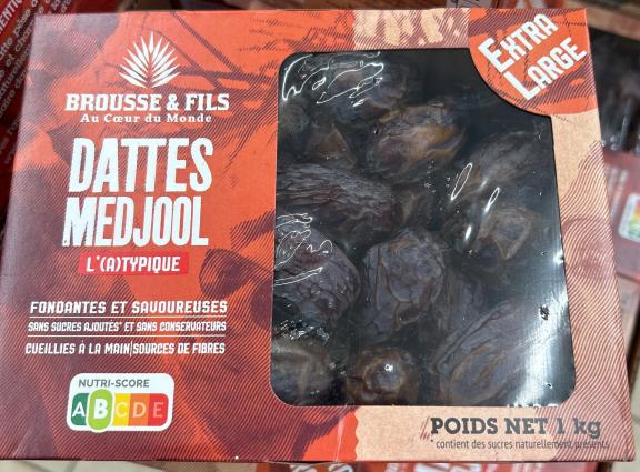 Medjool dates (brand by Brousse Vergez)