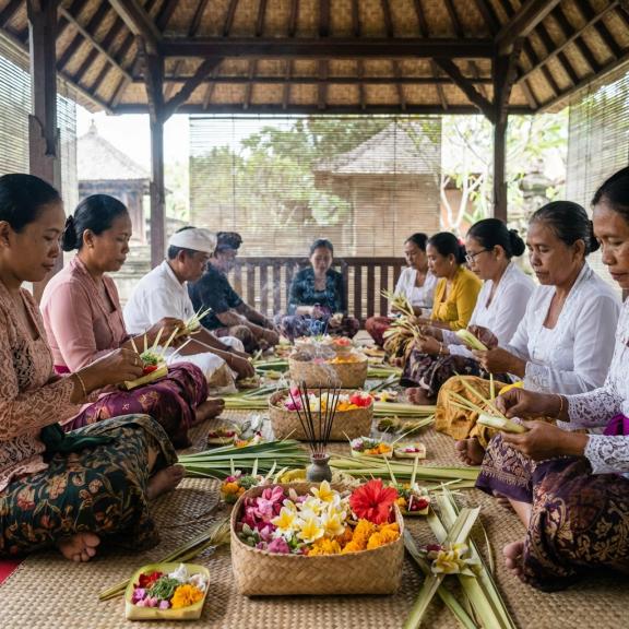  Bali canang sari experience