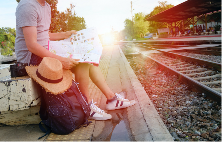 A millennial preferring sustainable and authentic travel