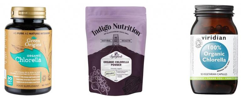 Natural health products containing chlorella