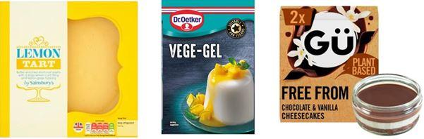 Examples of products containing agar