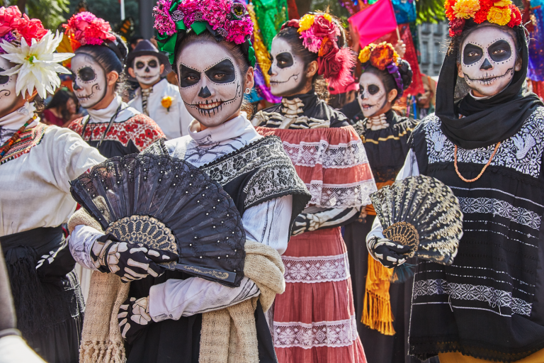 The Day of the Dead festivity in Mexico