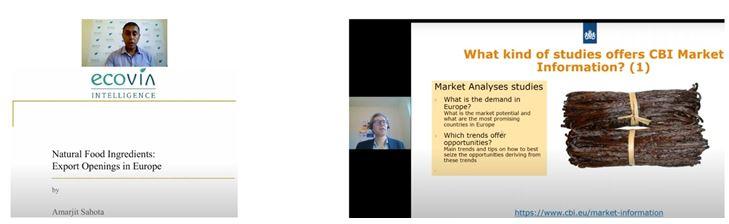 CBI webinars for natural ingredients for health products