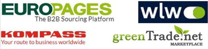 Logos of popular databases useful for exporters of natural ingredients for health products