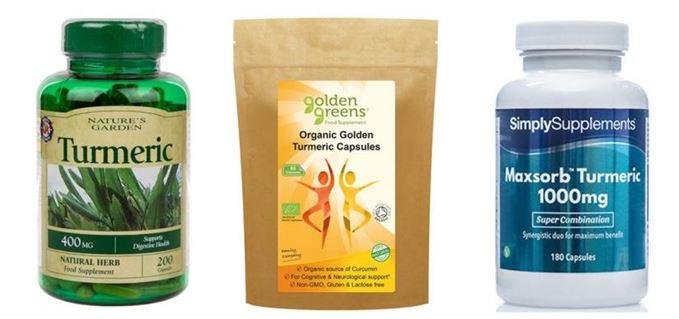 Example of turmeric products