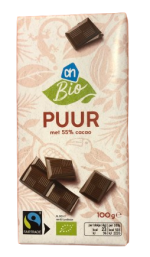 Albert Heijn organic pure chocolate 100 grams