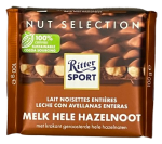  Ritter Sport milk chocolate with whole hazelnuts