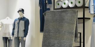 Display of demin clothing and home textile items