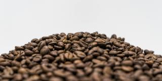 Coffee beans mixed