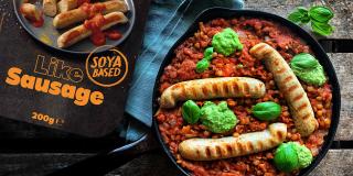vegetarian protein sausages