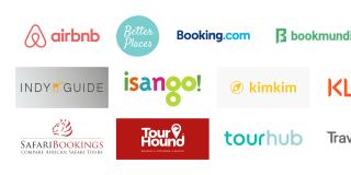 Online travel agent logos