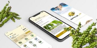 Blockchain app for spices
