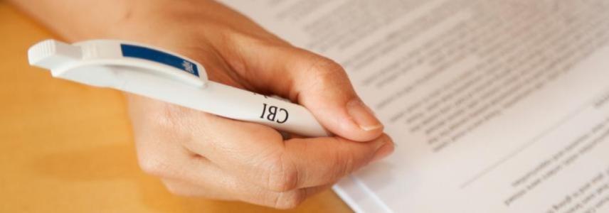 CBI pen and paper